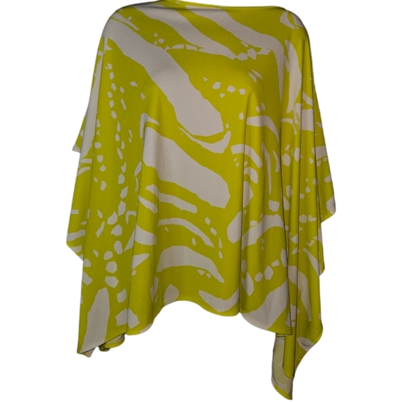 NWT Alfani Jagged Animal Printed Poncho - Picture 1 of 4